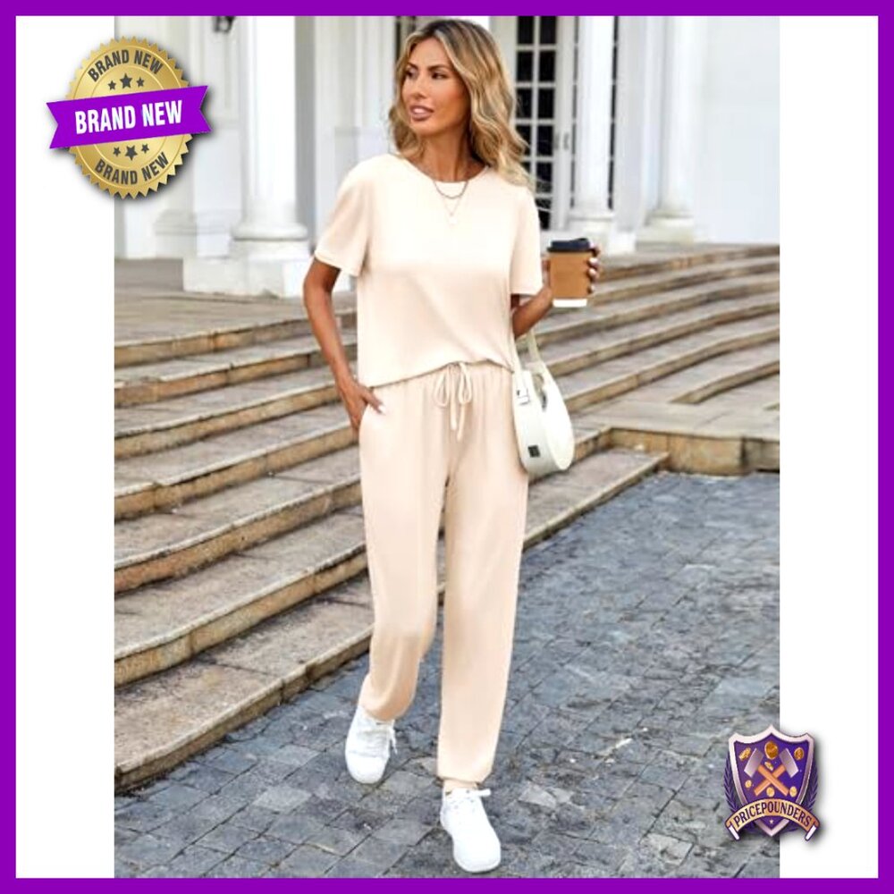 2 Pack Pajama Set Medium Soft Polyester Lounge We… - image 2